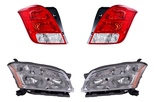 Set Calaveras + Faros Depo Chevrolet Trax 2013-2016