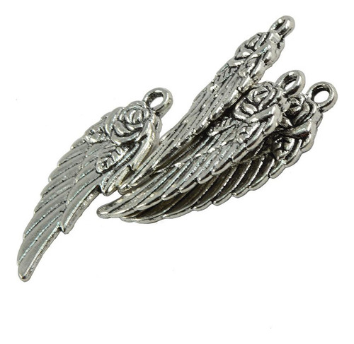 30x Colgante De De Plumas De Ángel For Pendientes