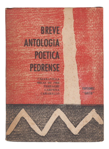 1966 Canelones Antologia De Poetas De Las Piedras Grito Raro