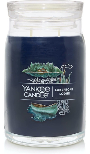 Yankee Candle - Vela En Frasco Grande Con Aroma Cabaña Frent