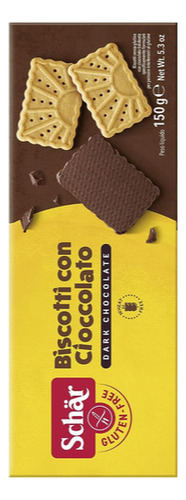 Kit 2 X Biscotti Con Cioccolato Sem Glúten 150g Schar