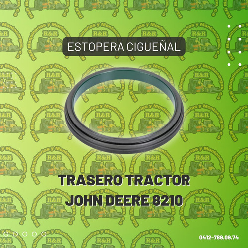 Estopera De Cigueñal Trasero Tractor John Deere 8210