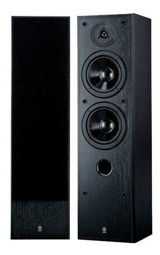 Bafles Yamaha Ns-50f Par De Columnas Hi Fi Color Negro