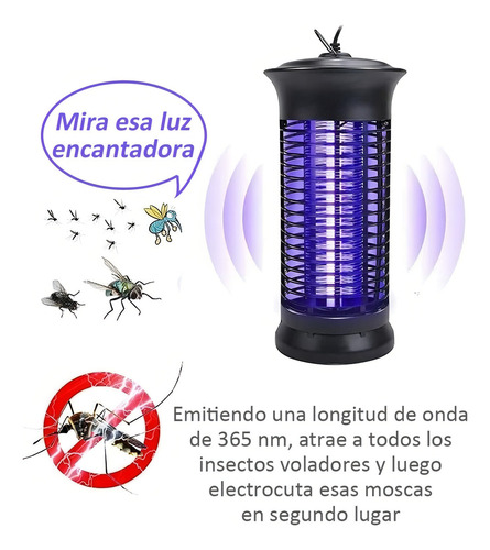 Lámpara Eléctrica De Para Matar Insectos Y Mosquitos,lampara Antimosquitos,mata Mosquitos