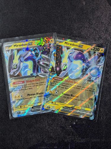 Pokémon Tcg - Miraidon Ex Set De 2 Cartas