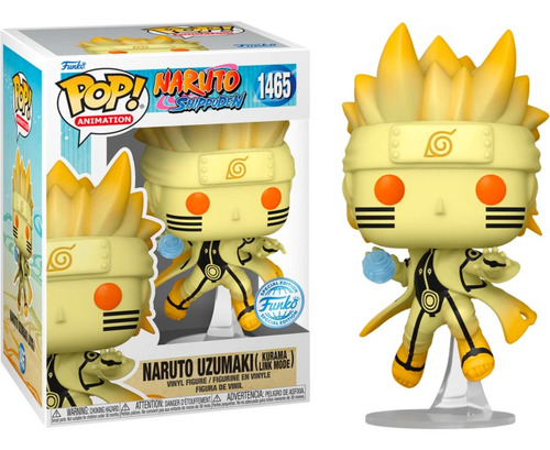 Funko Pop - Naruto Uzumaki Modo Link Kurama 1465 Exclusivo