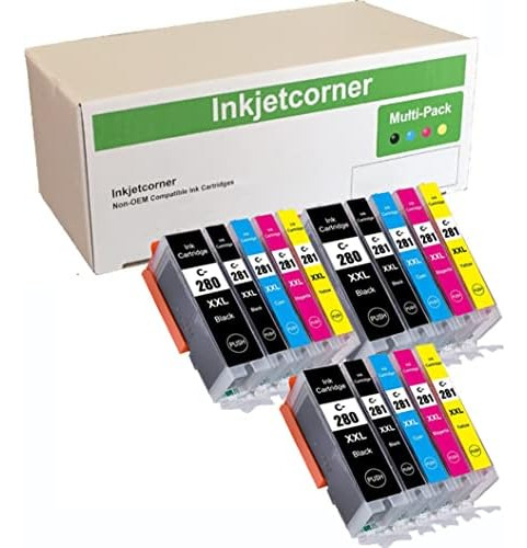 Compatible Ink Cartridges Replacement For Pgi-280xxl Cl...