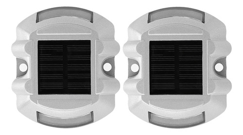 A Luces De Tierra, 2 Unidades, 6 Led, Solares, Para Camino,