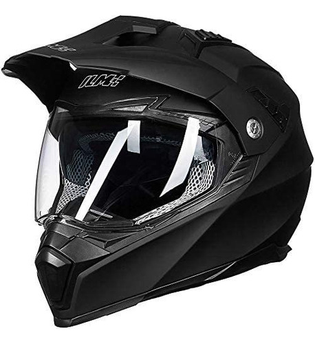 Ilm Off Road Motocicleta Dual Del Deporte Del Casco De L