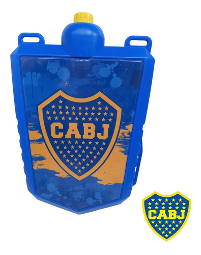 Imagen 2 de 8 de Mochila De Agua Con Pistola Escudo Boca Juniors Jlt 8560