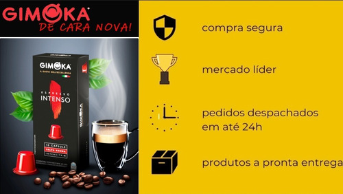 Kit 100 Cápsulas Café Compatíveis Nespresso