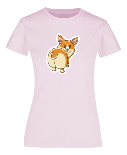 Playera | Blusa De Mujer Diseño De Perro Corgi Tierno