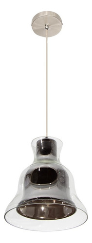 Lámpara Colgante Vintage Cobre / Níquel Satinado E27 1 Luz