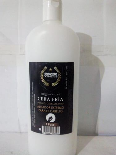 Cera Fria Havana Afro De Litro Original Garantizada