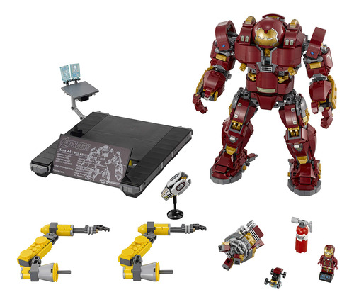 Kit De Construcción Lego Marvel Super Heroes Avengers Hulkbu