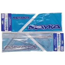 Comprar Juego Geometría 30cm 4 Piezas Mayka (caja* 24 Juegos)