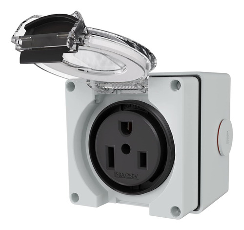 50amp Outlet Box,nema 650r Receptacle,250volt Heavyduty...