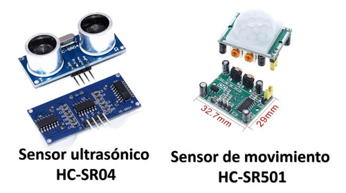 Kit Electrónica Relevador Sensor Ultrasónico Servo Motor Dc