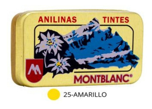 Pack 3 Anilinas Montblanc® Cajita Dorada Color 1. Negro Pack 3