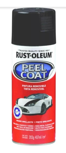 Aerosol Peel Coat Vinilo Removible Rust Oleum Negro Mate