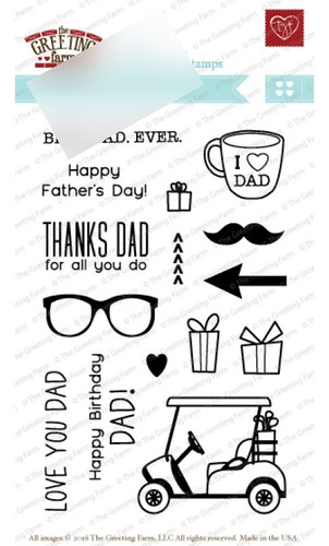 The Greeting Farm Clear Stamps I Love Dad
