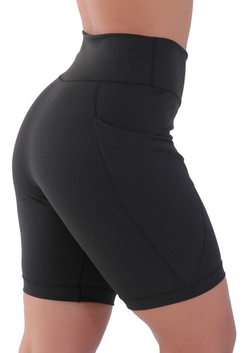 Imagem 3 de 7 de Kit 2 Bermudas Fitness Bolso Play Suplex Grosso Academia
