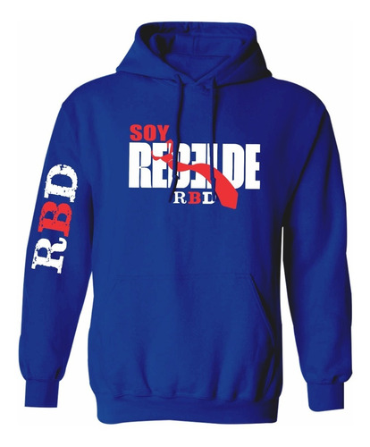 Sudadera Modelo Rebelde Rbd Estampado En Vinil