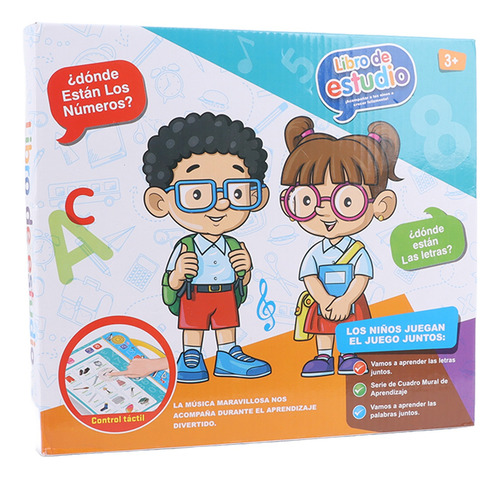 Libro Didáctico Interactivo Aprendizaje Bilingüe Para Niños