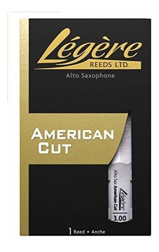 Caña Para Saxofon Alto Legere American Cut 3.25 (asa3.25)