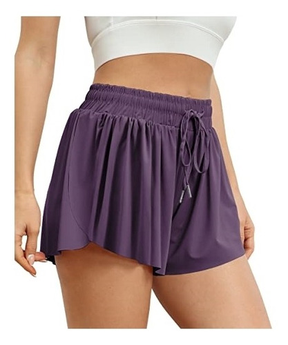 Shorts De Correr 2 En 1 Para Mujer Talla M