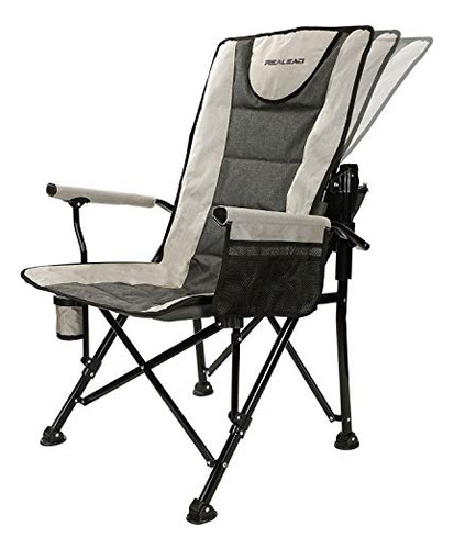 Realead Silla Plegable Ajustable De Gran Tamano, Silla De Ca