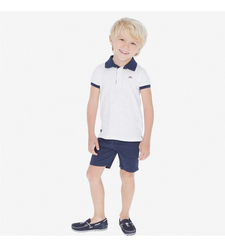 Conjunto De Niño Playera Polo + Short Mayoral 3271