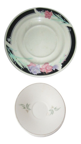 $ 2 Plato Antiguo Porcelana Decorada Dynasty/lofisa Vintage