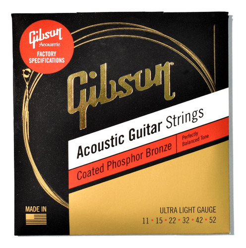 Encordado Guitarra Acustica Gibson Sag-cpb11 11-52
