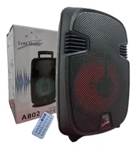 Comprar Bafle Potenciado 8'' Bateria Y Luces 800w Con Control Remoto
