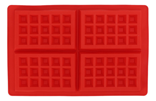 Molde De Waffles De Silicona Segura Y Fácil De Desmoldar
