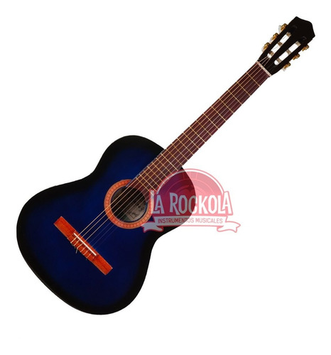 Imagen 2 de 4 de Guitarra Criolla De Estudio Varios Colores Con Funda Oferta!