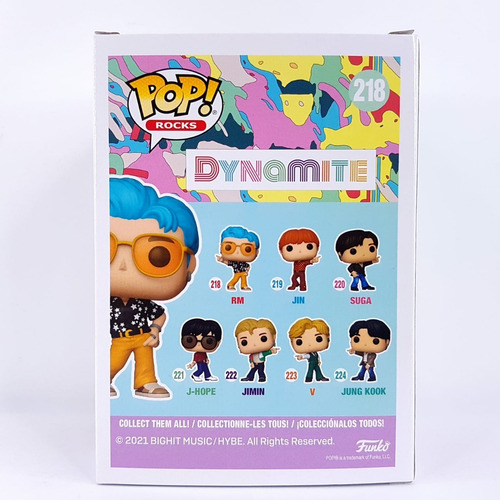 Imagen 4 de 6 de Funko Pop Rocks Bts Dynamite Rm 10/10