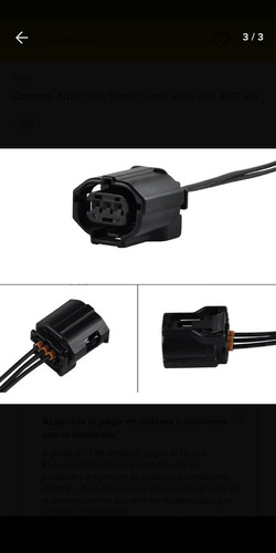 Conector Sensor Árbol Leva Toyota Hilux 2012 2013 2014 2015