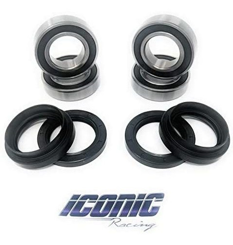  Both Front Wheel Bearing And Seal Kits Compatible With...