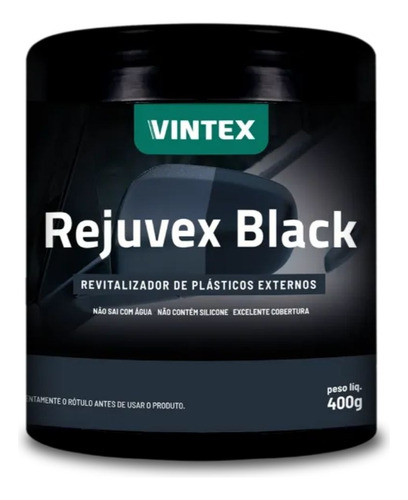 Revitalizador De Plásticos Automotivo Rejuvex Black - Vonixx