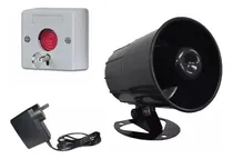 Comprar Alarma Sirena Boton De Panico Pulsador Antipanico De Interior