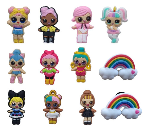 Jello Nello Lol Doll Surprise Personajes Juego De 12 Dijes .