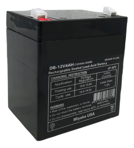 Bateria 12v 4ah Para Alarmas Ups Cerco Eléctrico