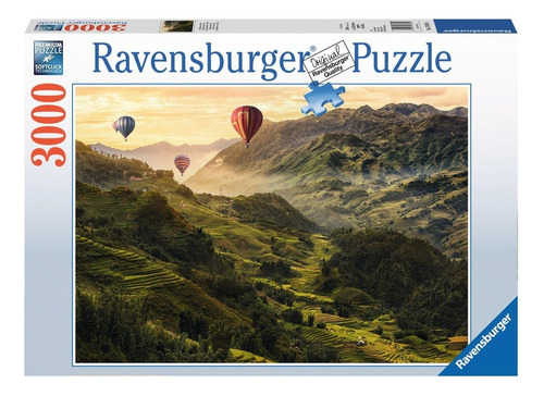 Ravensburger  3000 Pzs Rise Terraces In Asia 17076 