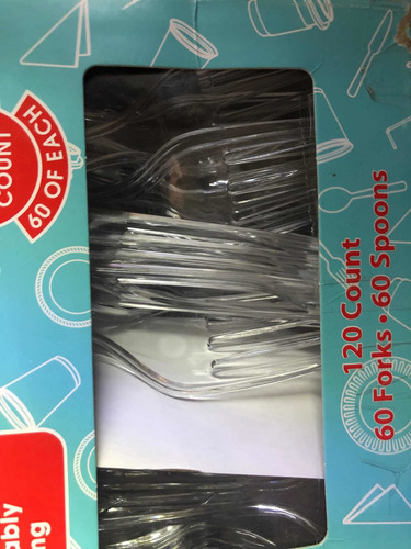 Great Value Set De Tenedores Y Cucharas 120 Piezas