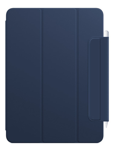 Imagen 1 de 10 de Smart Folio Case iPad Pro 12.9 M1 2021 C/ Pencil Holder Azul