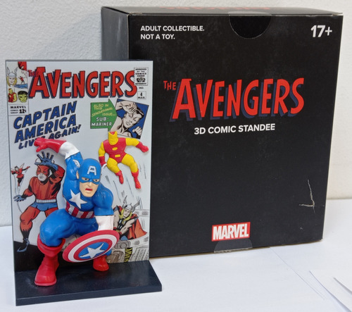 Figura Captain America 2019 Marvel 3d Comic Standee