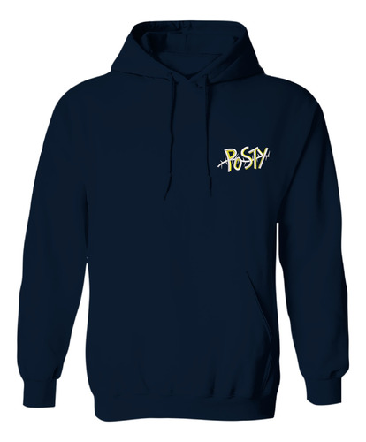 Sudadera Con Gorro Bordada Logo Posty Post Malone Cantante
