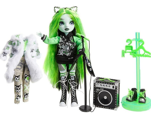 Rainbow High Muñeca Harley Limestone Shadow Vision Neon